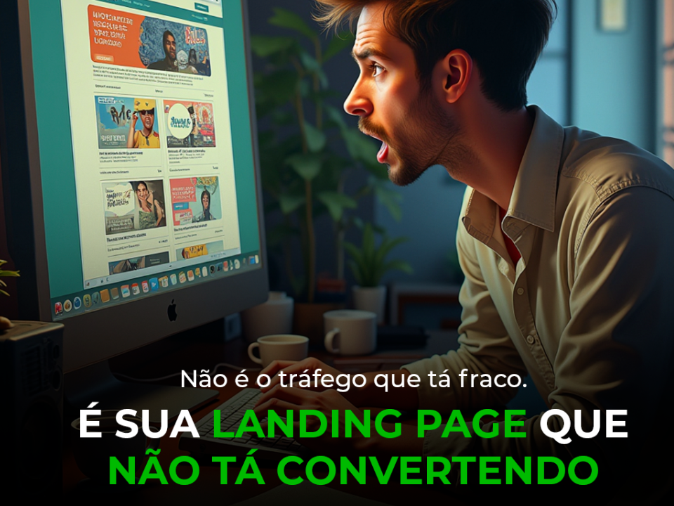 É sua landing page que não tá convertendo. Checklist direto pra você identificar (ou corrigir) agora.