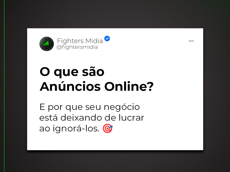 Anúncios online valem a pena? Entenda de uma vez por todas o que são, como funcionam e por que eles são o motor mais potente para gerar vendas e crescimento previsível para o seu negócio.
